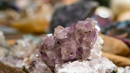 Rocks + chrystals close up