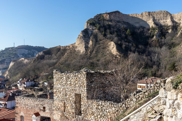 Fototapeta na wymiar Amazing panorama of town of Melnik, Bulgaria
