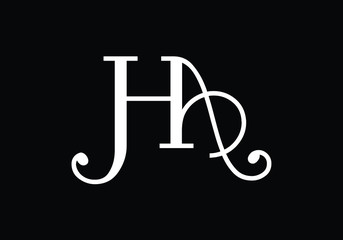 H A, HA Initial Letter Logo design vector template, Graphic Alphabet Symbol for Corporate Business Identity