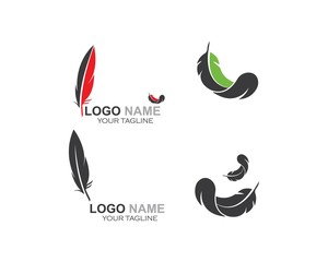 feather icon illustration vector template © sangidan