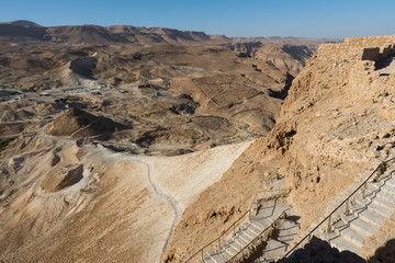 Masada National Park at Southern Israel