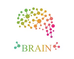 Brain Logo vector icon Template illustration