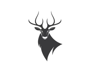 Deer ilustration logo vector