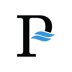 INITIAL LETTER WITH WAVE