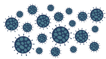 Illustrations concept coronavirus COVID 19