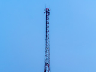 Telecommunication tower 5G telecom antennas 