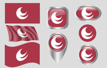 Flag of Hiroshima, Japan