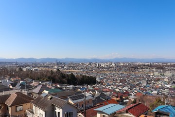 日野市の街並み（東京都）