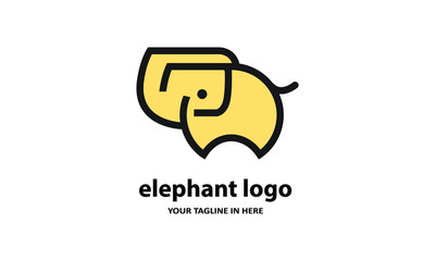 The concept of modern Sderhana elephant logo design is easy to remember	