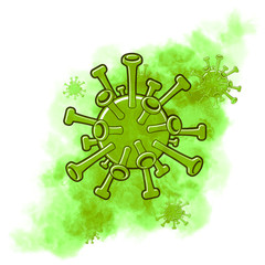 Coronavirus - arte editorial V1