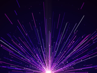Purple light lines elegant abstract background.