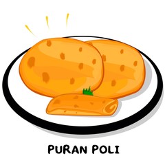 asian, bengal, boli, bread, breakfast, chana, channa, closeup, cuisine, dal, dishes, diwali, dussehra, festival, filling, flat, food, ghee, gudhi, gujarat, hindu, holi, indian, jaggery, kerala, layere