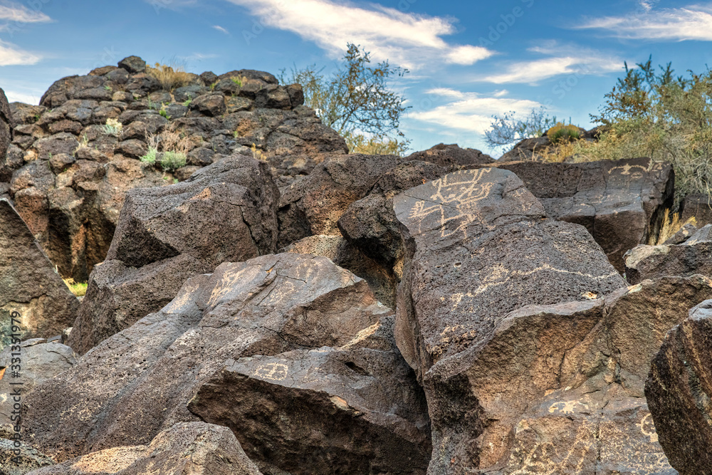 Canvas Prints Petroglyphs National Monument Albuquerque