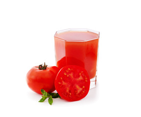 Tomato red juice.
