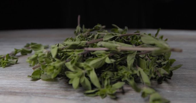 Oregano falls slow motion 120p