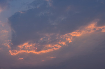 sky with clouds