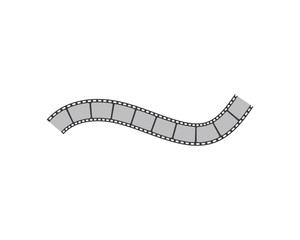 blank old filmstrip vector illustration design