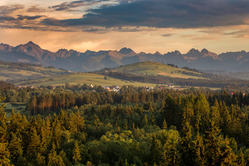 Naklejka premium Pieniny - Carpathians Mountains