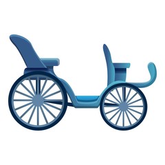 Fototapeta na wymiar Classical carriage icon. Cartoon of classical carriage vector icon for web design isolated on white background