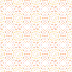 Unobtrusive abstract geometric seamless pattern background for text. Nice light pattern with pink flowers. Repeat wallpaper, seamless texture. Vector illustration design for wrapped paper, fabric.