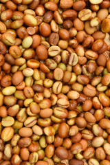  Close up of coffee beans for background   