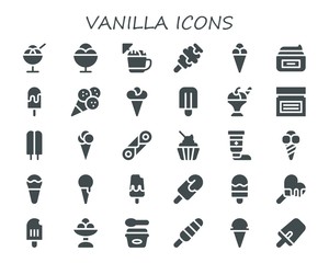 vanilla icon set