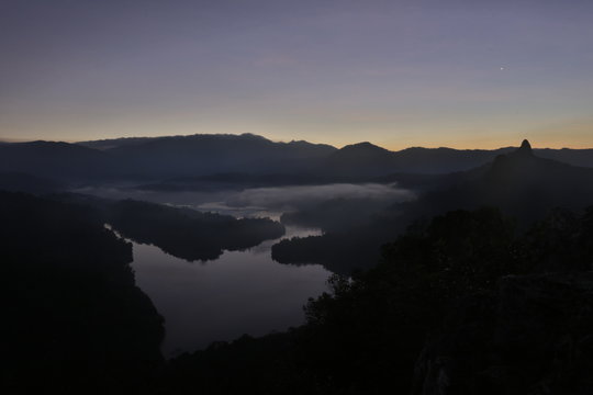 Sunrise from Bukit Tabur, Malaysia