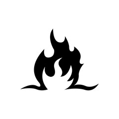 Fire flame vector illustration design template