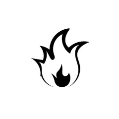 Fire flame vector illustration design template