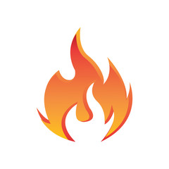 Fire flame vector illustration design template