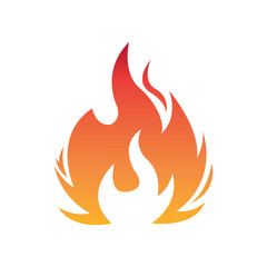 Fire flame vector illustration design template