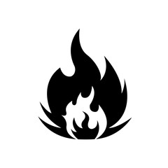 Fire flame vector illustration design template