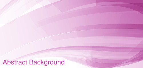 Abstract Line art. Purple shiny wave with lines business on blue background. 