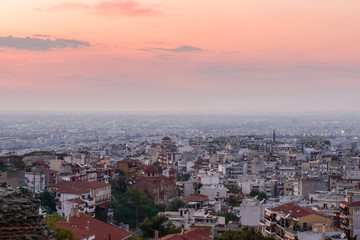 Fototapeta premium sea ​​view from the city of Thessaloniki