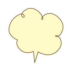 ふきだし - 手書き風