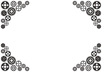 歯車のフレーム素材