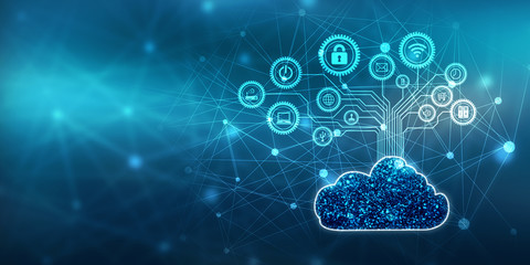 Digital Abstract technology background,2d illustration