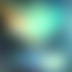 Obraz premium Precious soft smooth texture. Green blue gradient background. Lens flare interactive blur pattern.