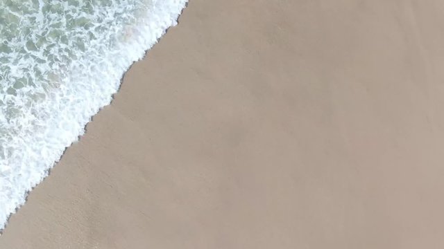 ocean wave drone footage aerial view beautiful turquoise blue clear water wave make nature texture Australia
