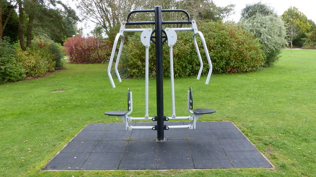 Gym Equipment in the park - outside workout
