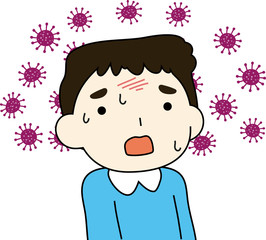 Men infected with the new coronavirus