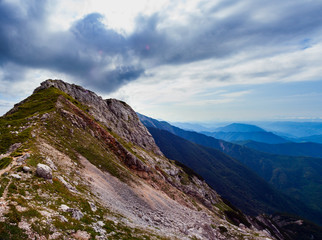 On the summit of Vogel mountain