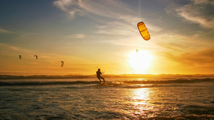 Kite Surf Table Mountain Landscape Cape Town, South Africa