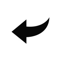 back arrow, previous vector isolated icon