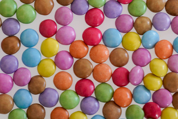 candies background colorful sugar coated candy border