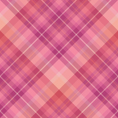 Seamless pattern in great lovely pink  colors for plaid, fabric, textile, clothes, tablecloth and other things. Vector image. 2