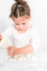 Fototapeta premium Baking cupcakes