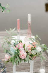 wedding arch and decorations