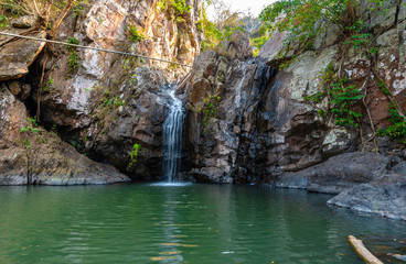 Fototapeta na wymiar Sitakund Waterfall,a famous waterfall at Lulung, Odisha.