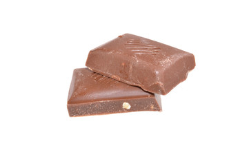 chocolate isolated on white background
